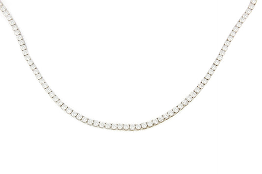 DIEPPE diamond riviere choker in 18k white gold