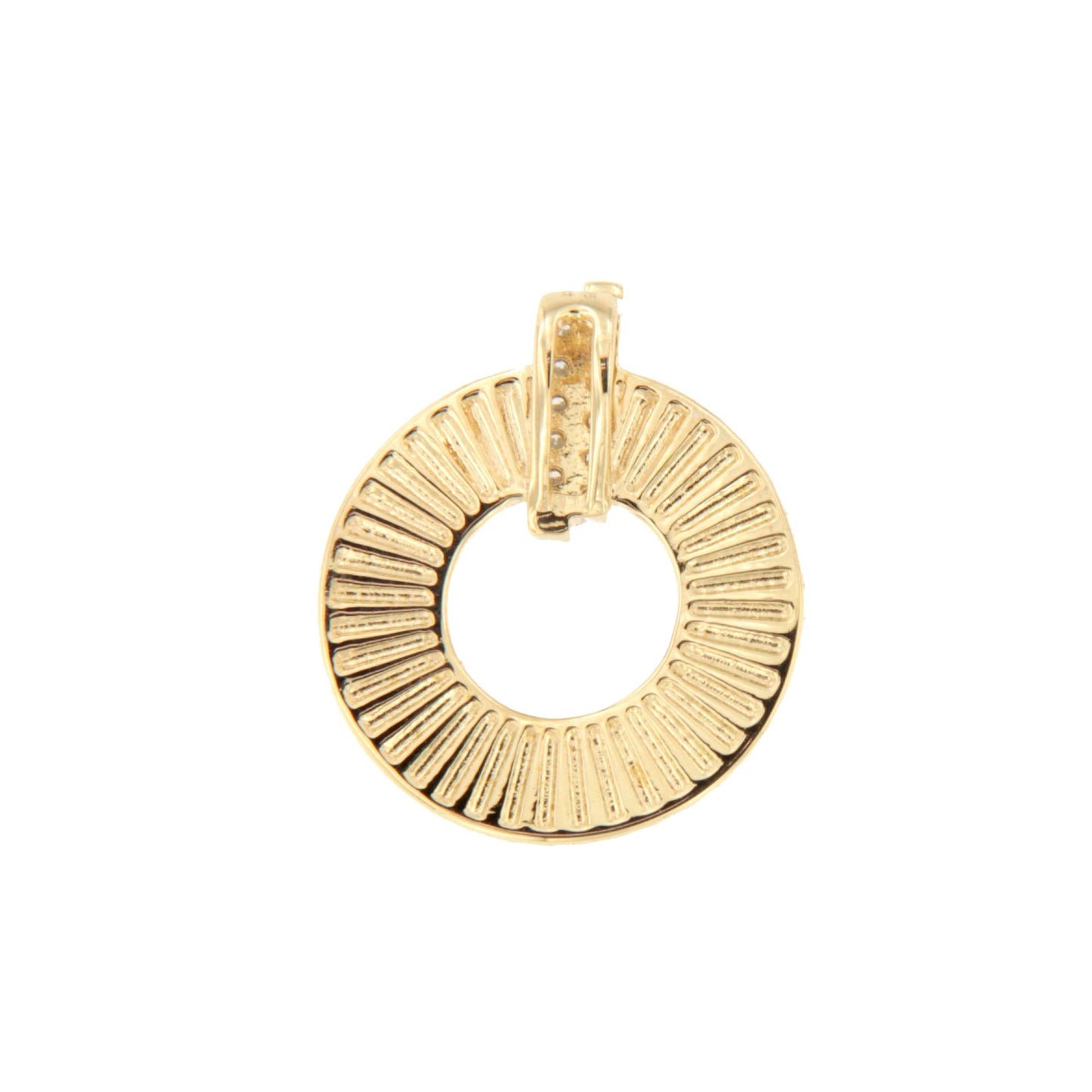 Colgante YALINA en oro amarillo 14 ktes con brillantes