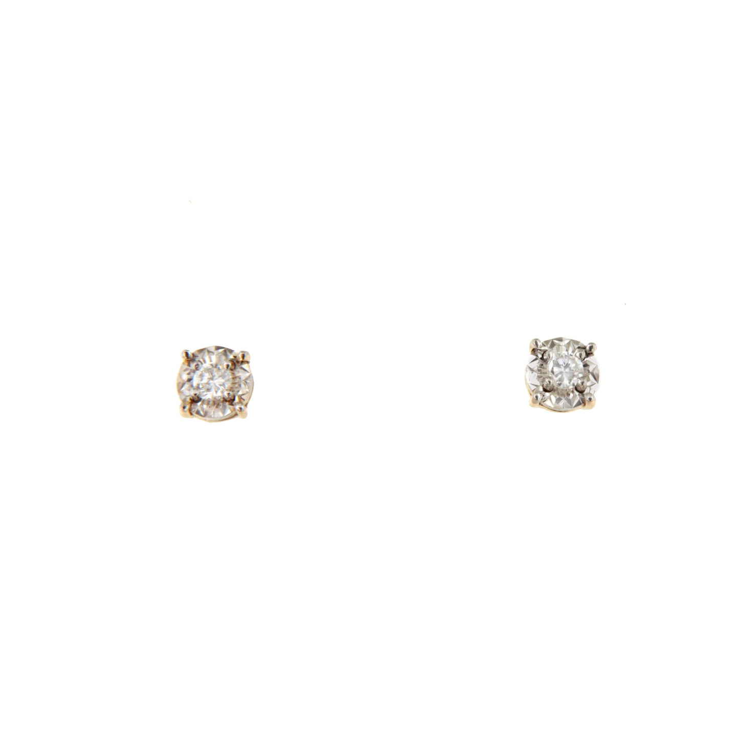 MUNICH detachable earrings in 18k yellow and white gold with diamonds.