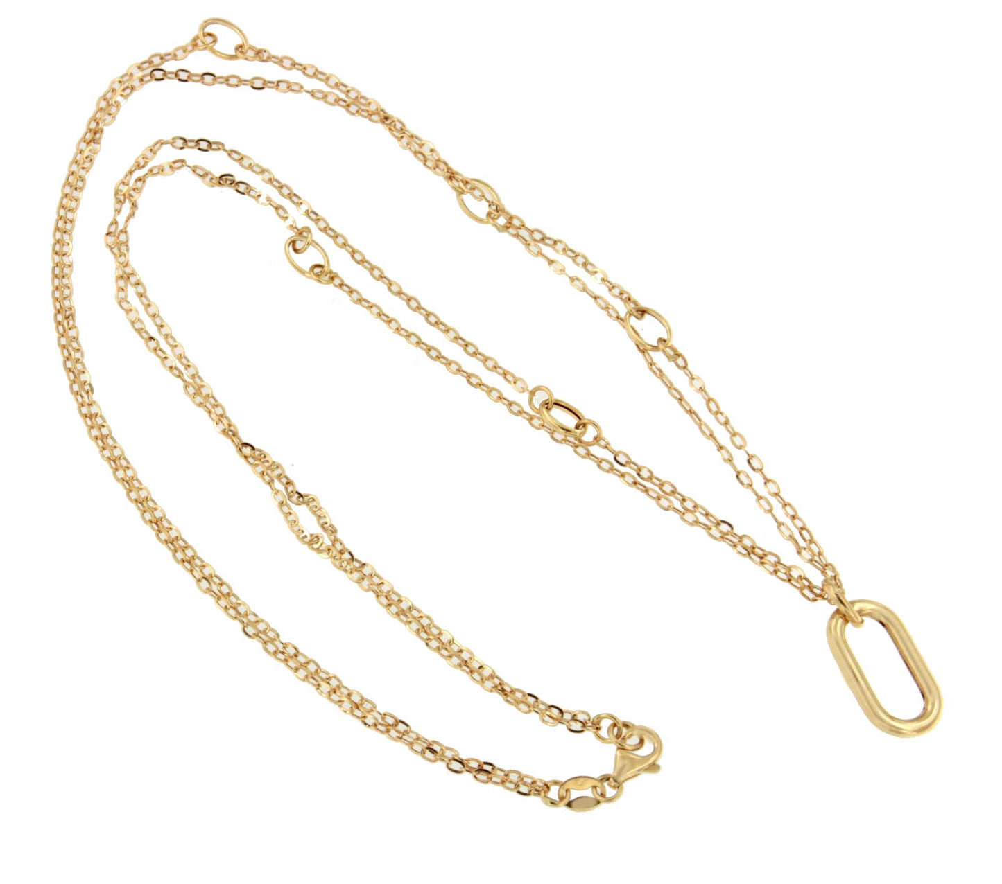 DILEK choker in 18-karat yellow gold with engraving plate