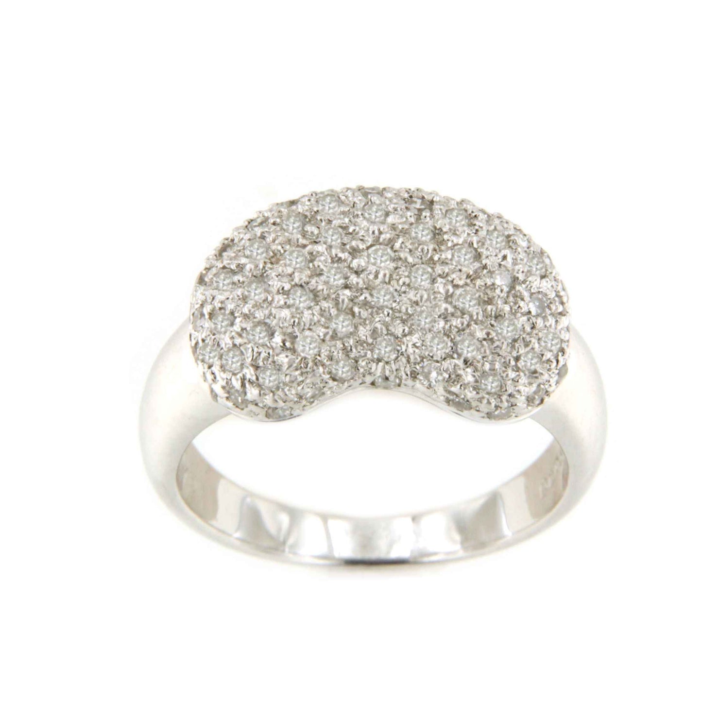 ROBLEDO ring in 18k white gold with diamonds.