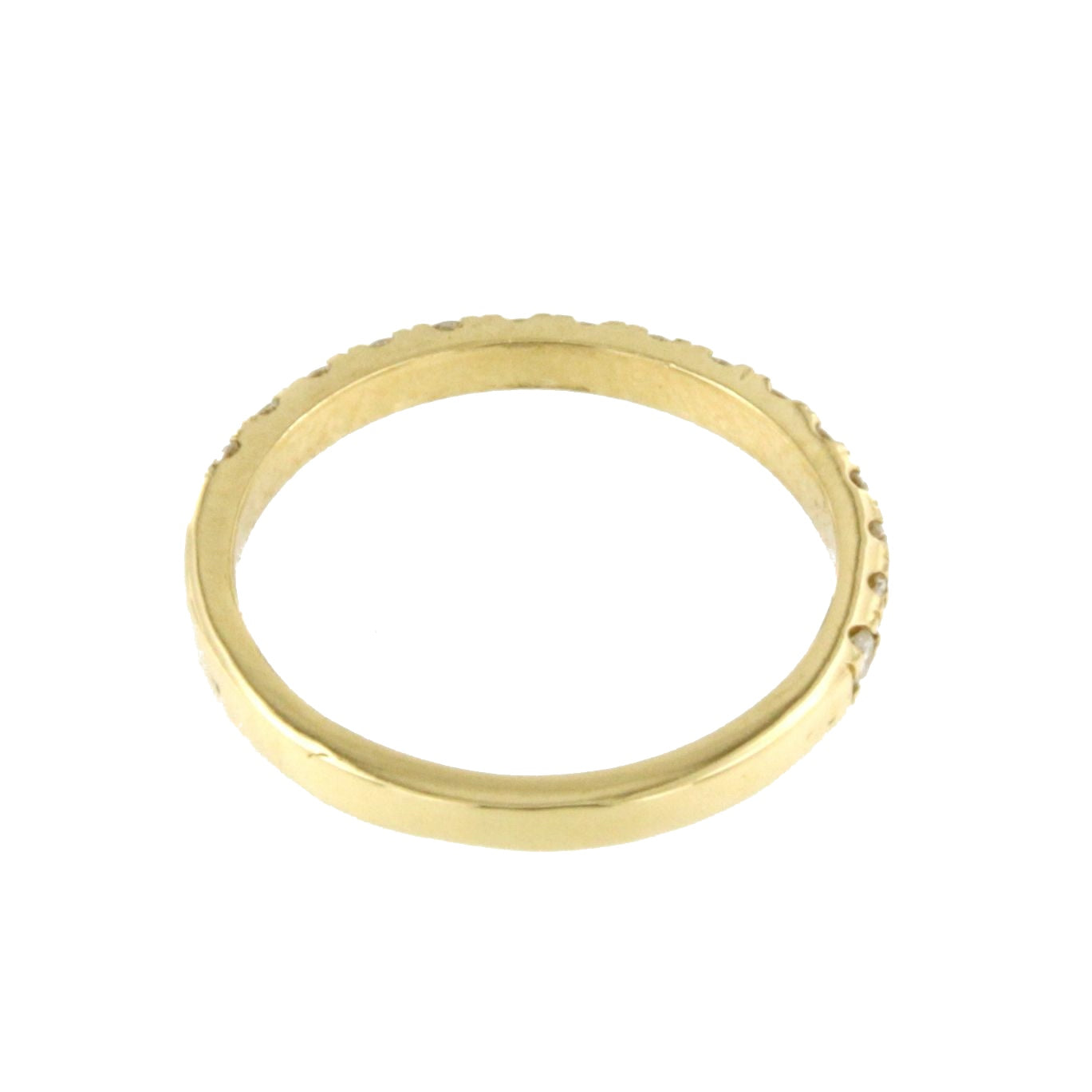 CHOCO, alianza de oro de 18 kilates en diamantes talla brillantes