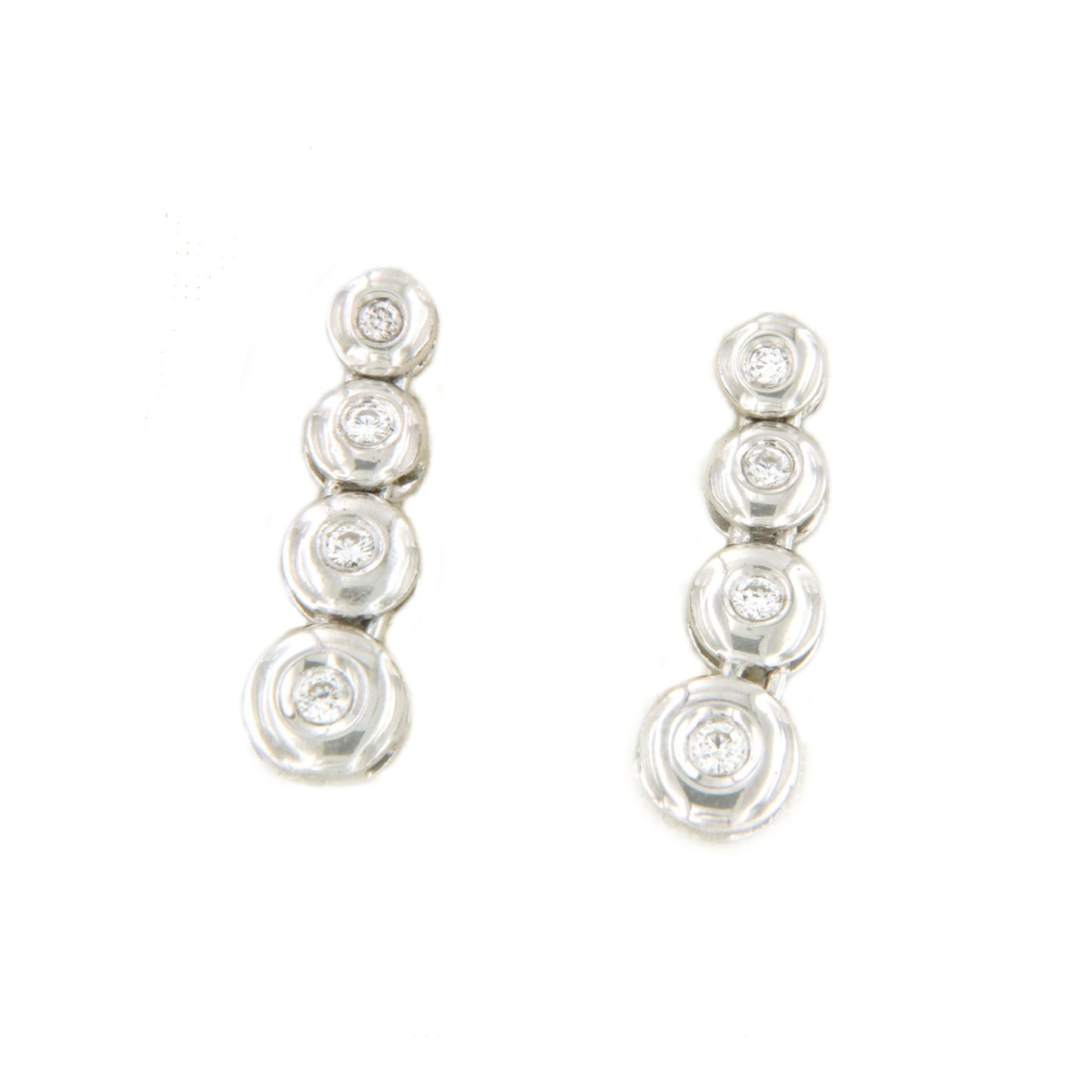 Pendientes desmontables de brillantes - Roman Joyero