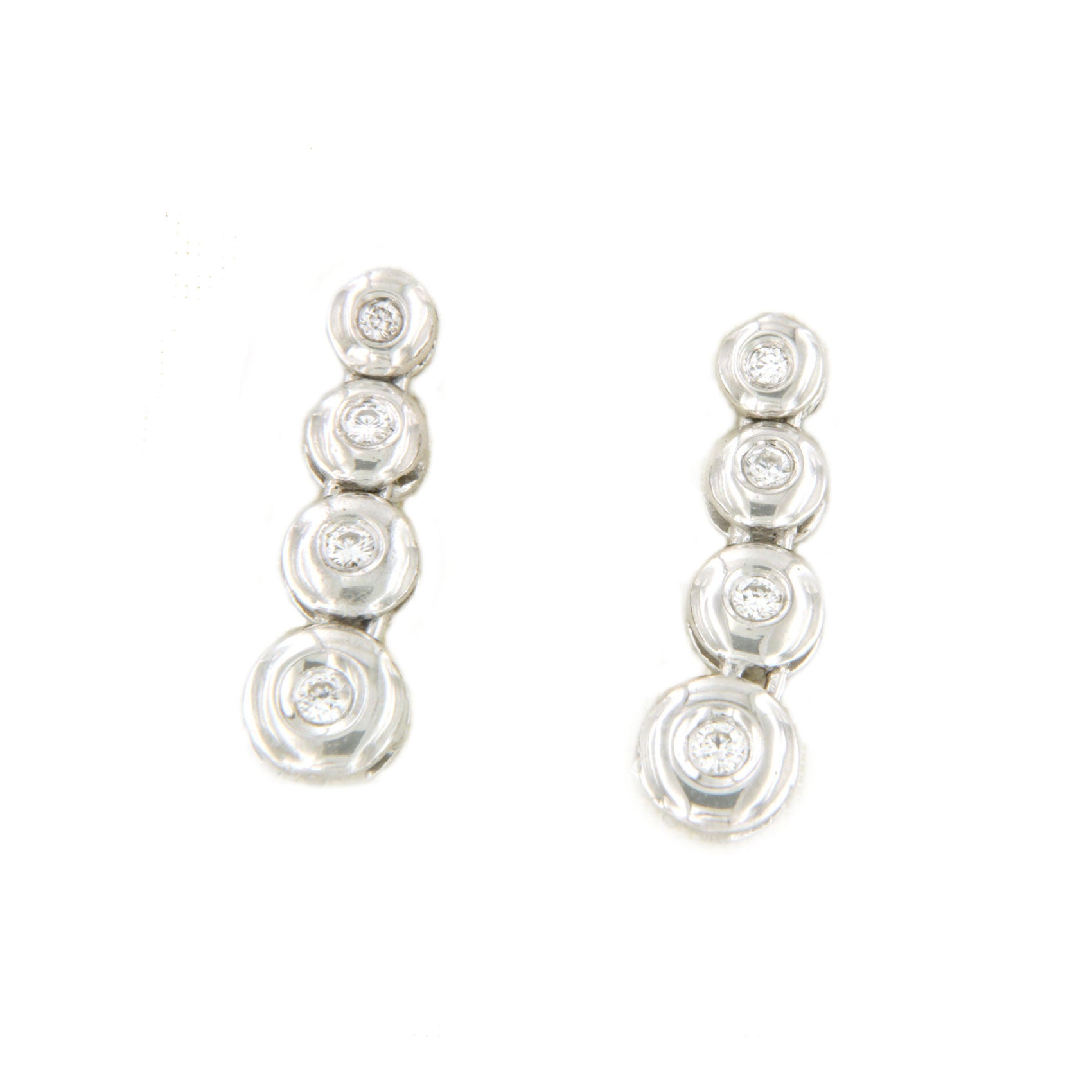 Pendientes desmontables de brillantes - Roman Joyero