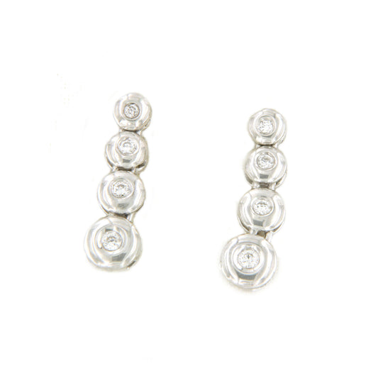 Pendientes desmontables de brillantes - Roman Joyero