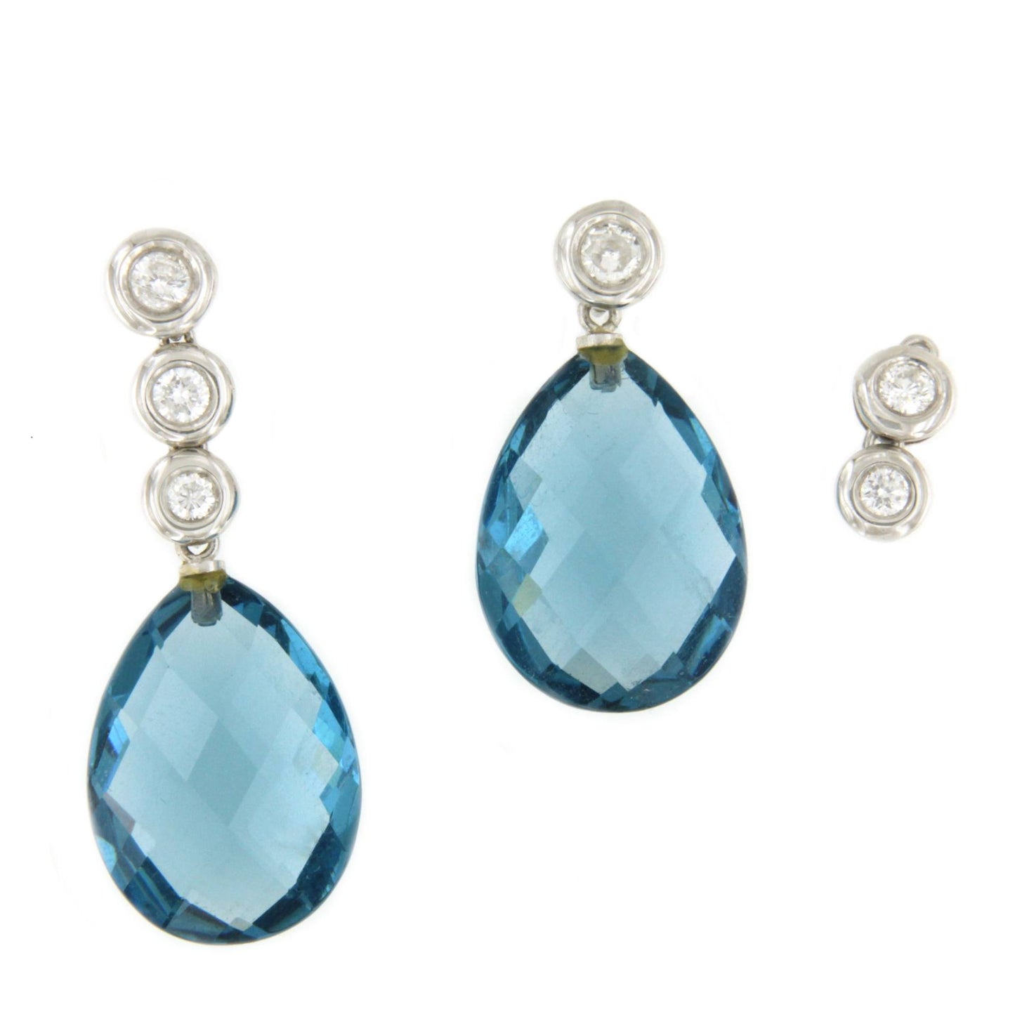 Pendientes OLIMPO de brillantes y perlas australianas