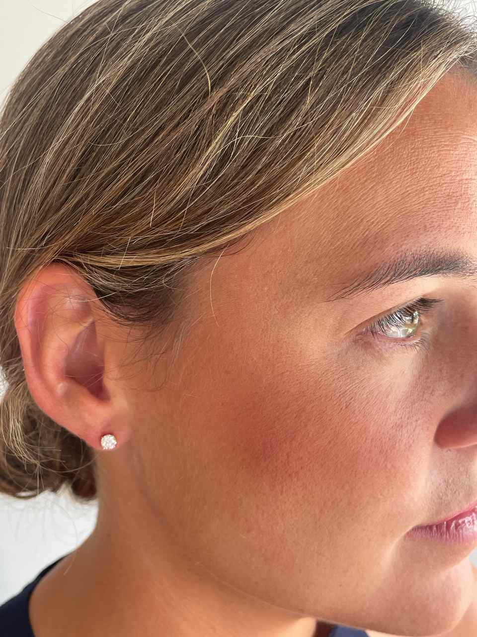 DAX solitaire diamond pendant in four prongs in 18k yellow gold