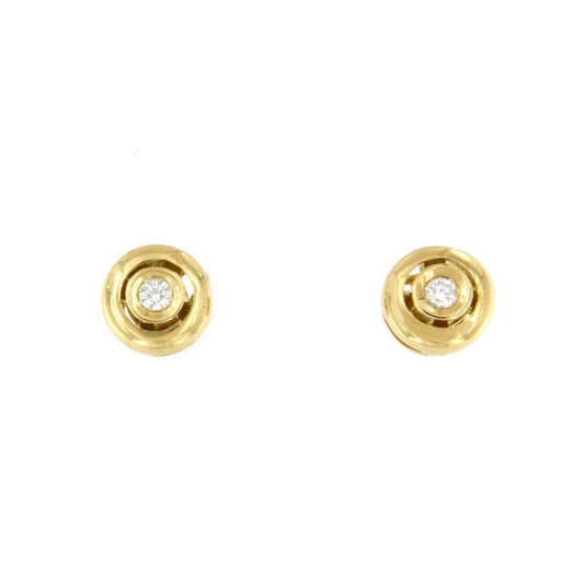 MOKKARILLOS detachable stud earrings with diamonds in 18k gold