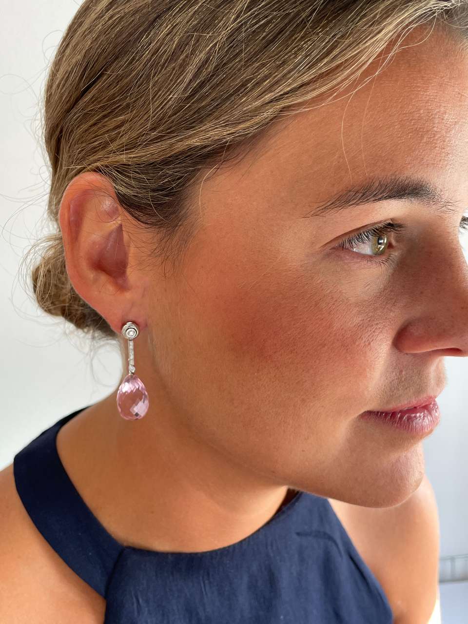 MOKKARILLOS detachable stud earrings with diamonds in 18k gold