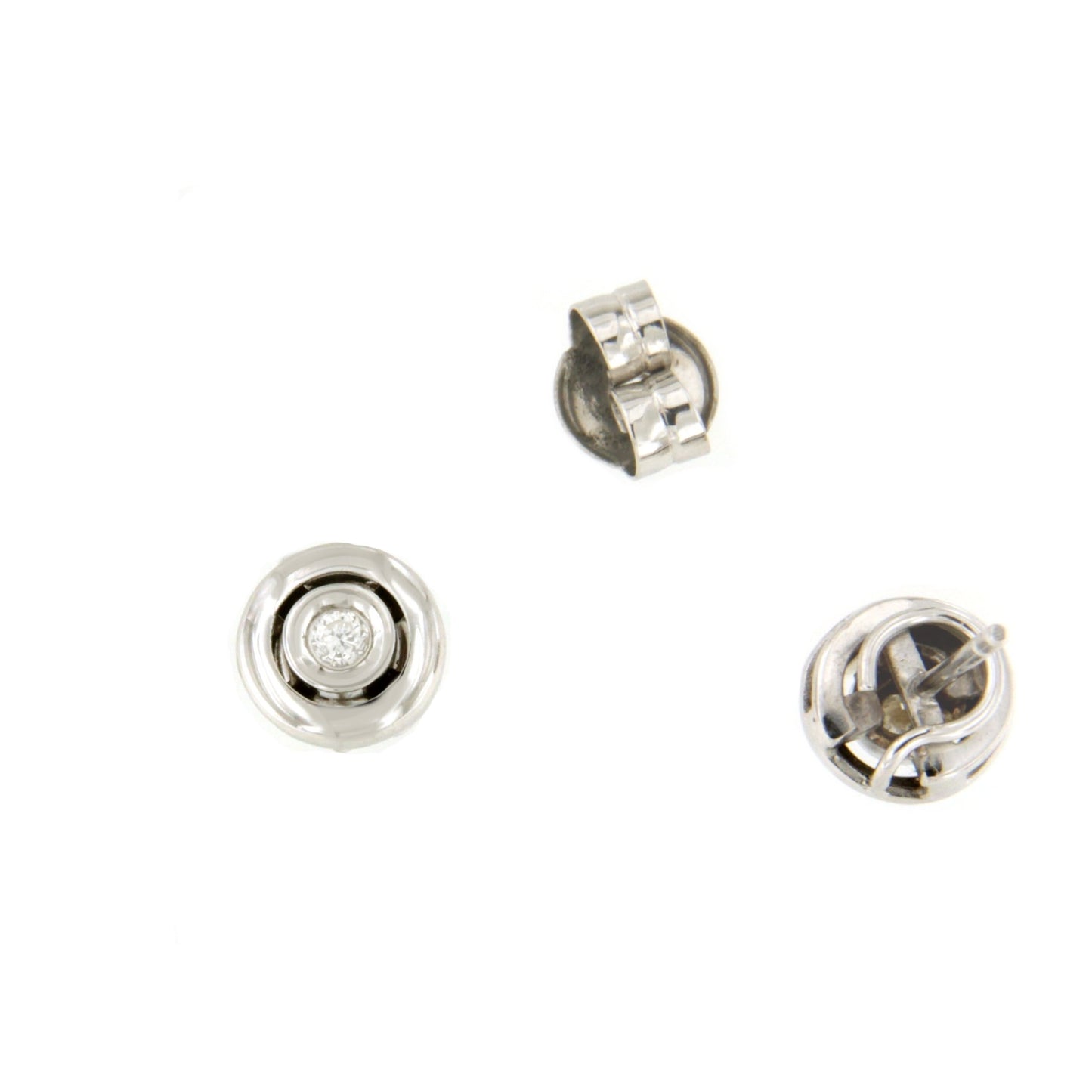 MOKKARILLOS detachable stud earrings with diamonds in 18k gold