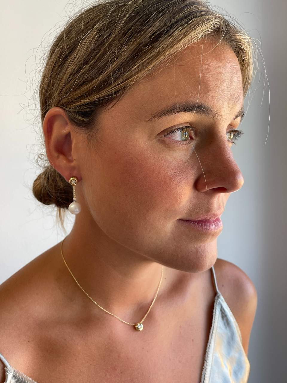 MOKKARILLOS detachable stud earrings with diamonds in 18k gold