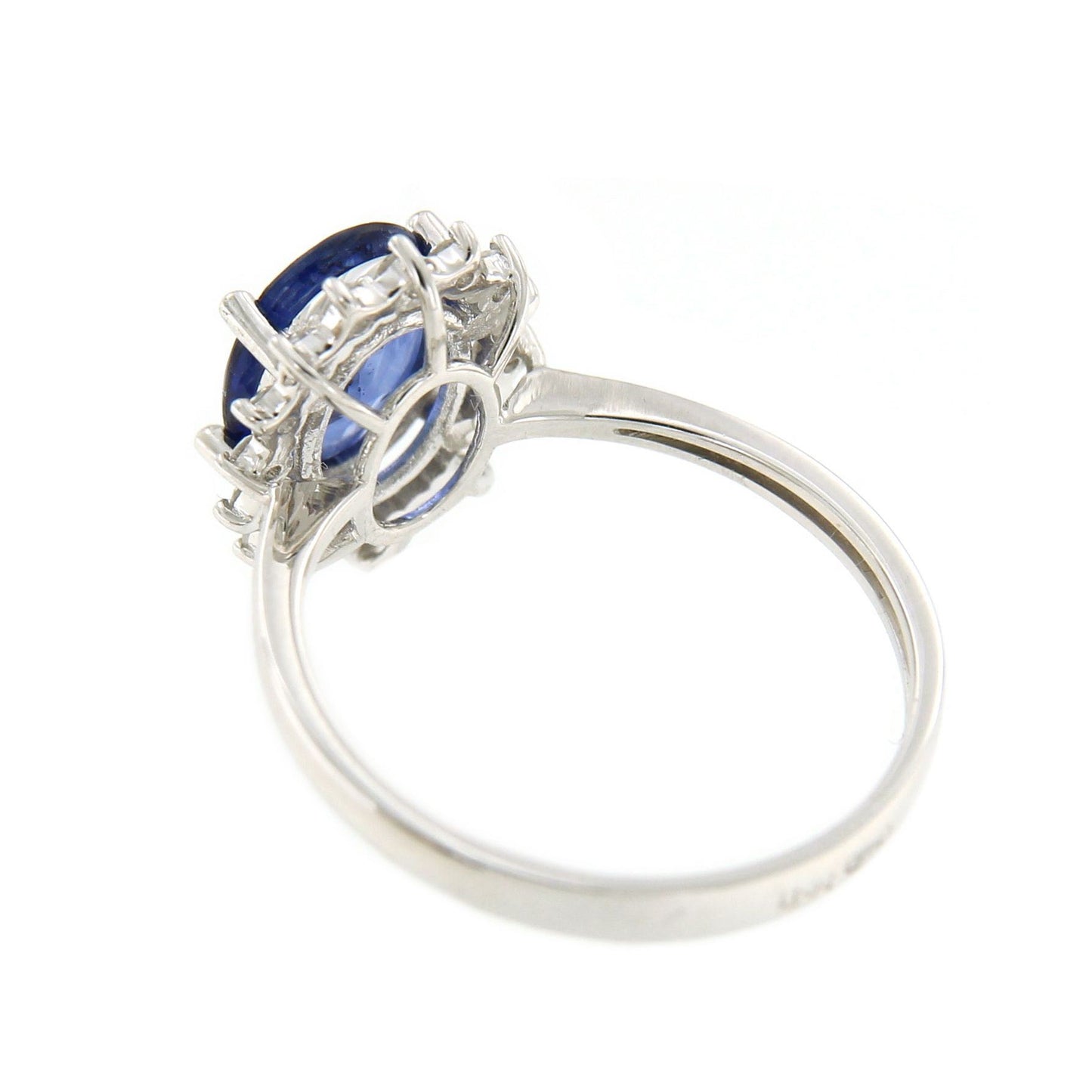 Anillo PINAR en oro blanco con zafiros y brillantes