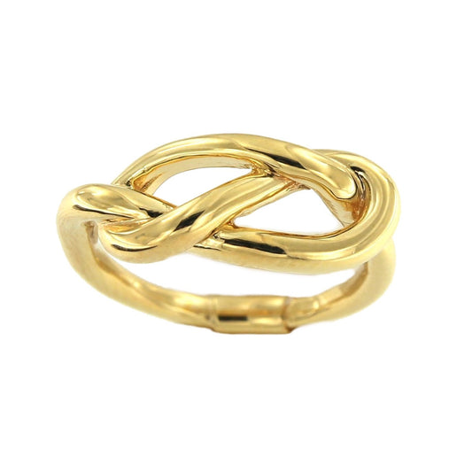 Anillo SIMGE en oro amarillo de 18 kilates con nudo marinero - Roman Joyero
