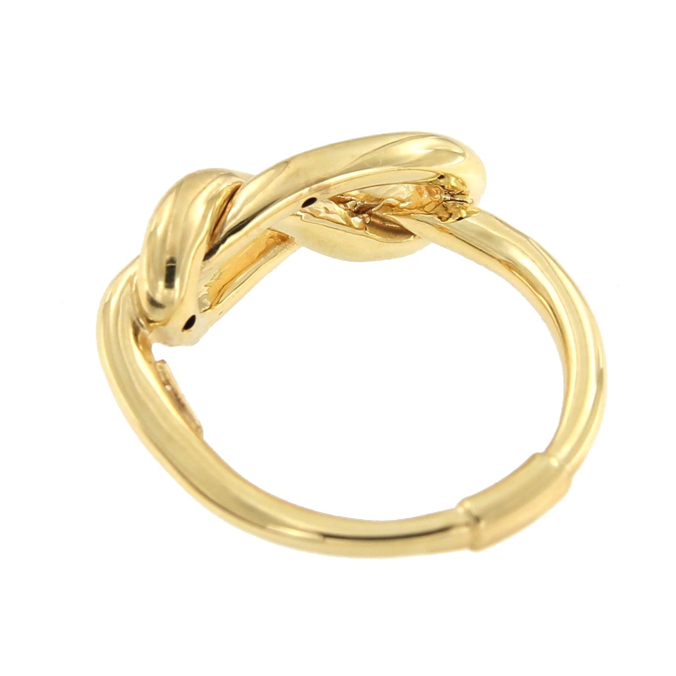 Anillo SIMGE en oro amarillo de 18 kilates con nudo marinero - Roman Joyero