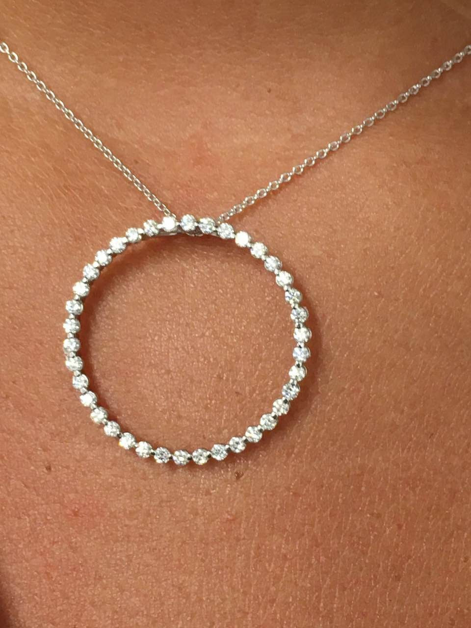Colgante oro MASSET con brillantes