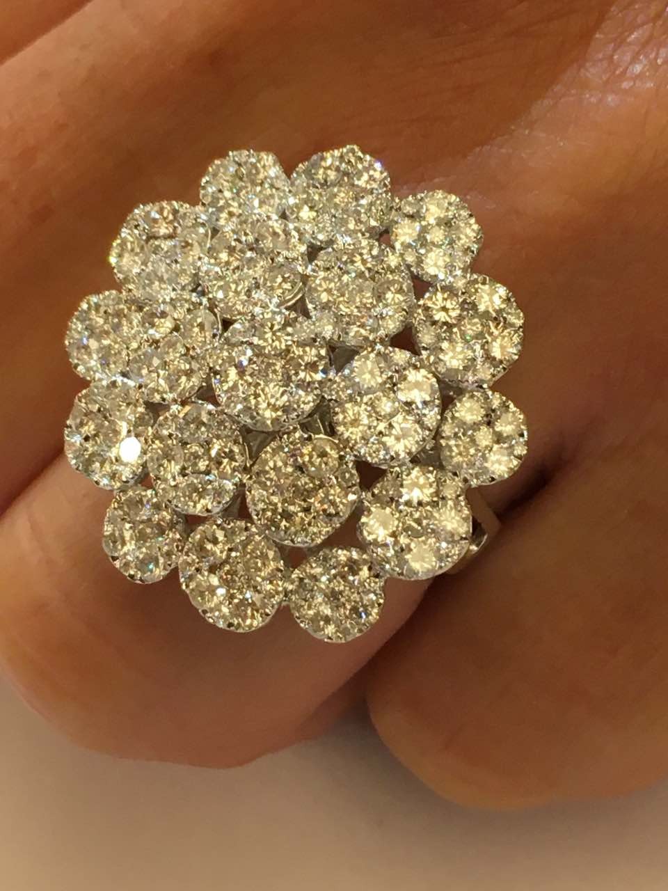 MESSINA, anillo de oro con diamantes - Roman Joyero