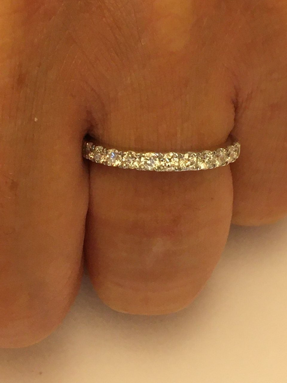 BRAMANTE, anillo de oro blanco con diamantes - Roman Joyero
