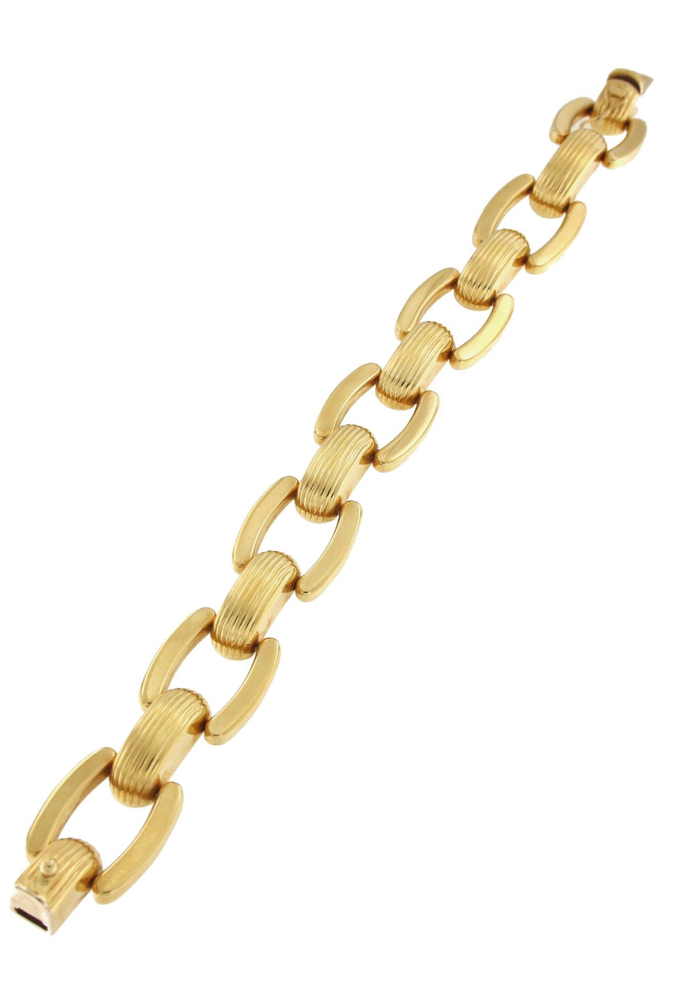 Pulsera LEOPAR una clásica de oro amarillo 18 ktes atemporal - Roman Joyero