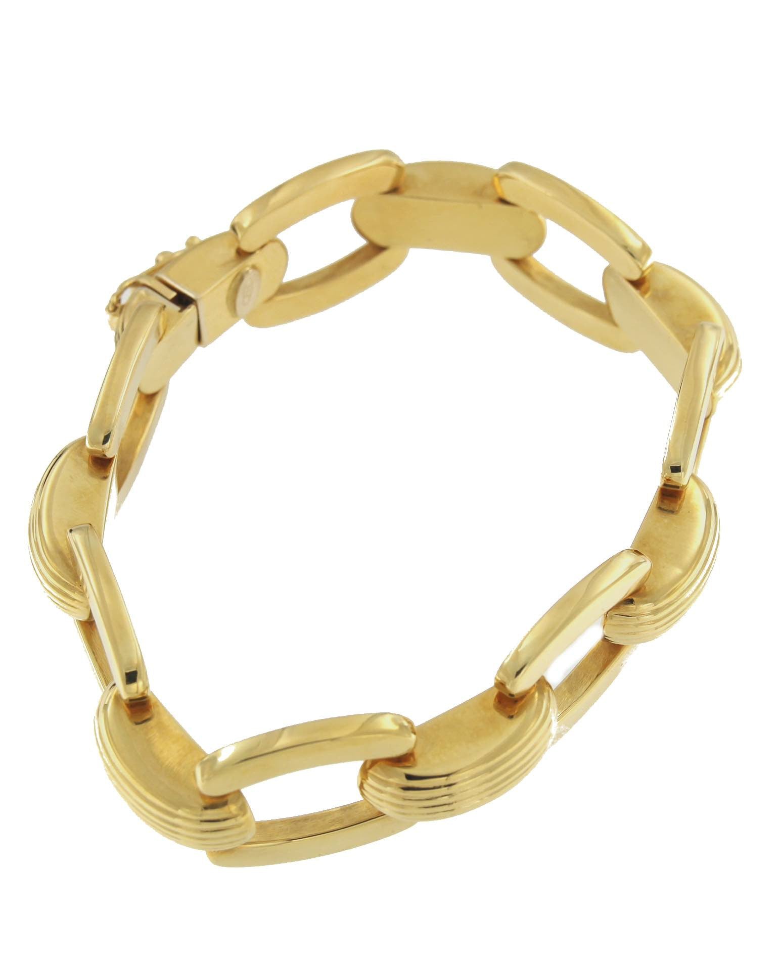 Pulsera LEOPAR una clásica de oro amarillo  18 ktes atemporal - Roman Joyero
