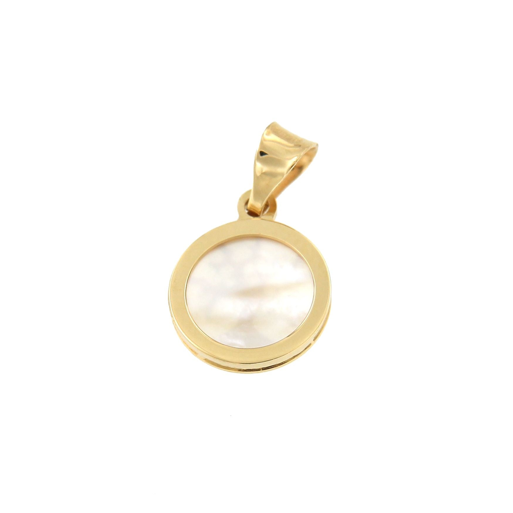 Colgante de la vida KARTAL en oro y pequeño nácar redondo - Roman Joyero