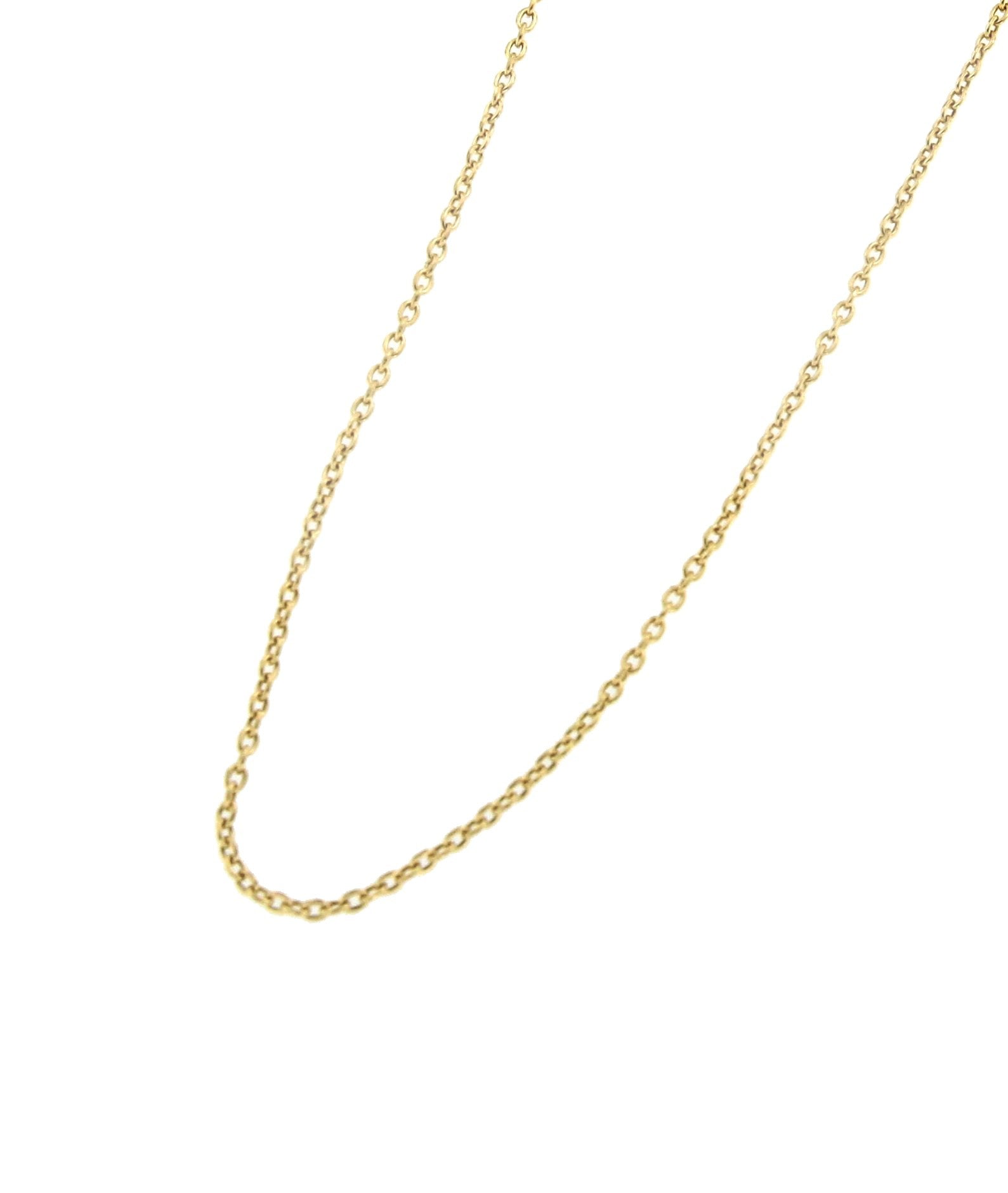 Cadenita YAREN forzada clásica en oro amarillo 18 kilates