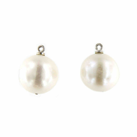 SELEM pareja de perla cultivadas Indonesia de 11 a 12mm pasadas - Roman Joyero
