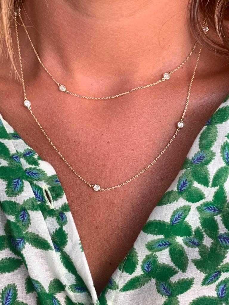 ALEGRIA, cadena de plata dorada con circonitas - Roman Joyero