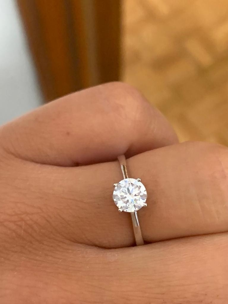 ESCORPIUM, solitario de plata con circonita - Roman Joyero