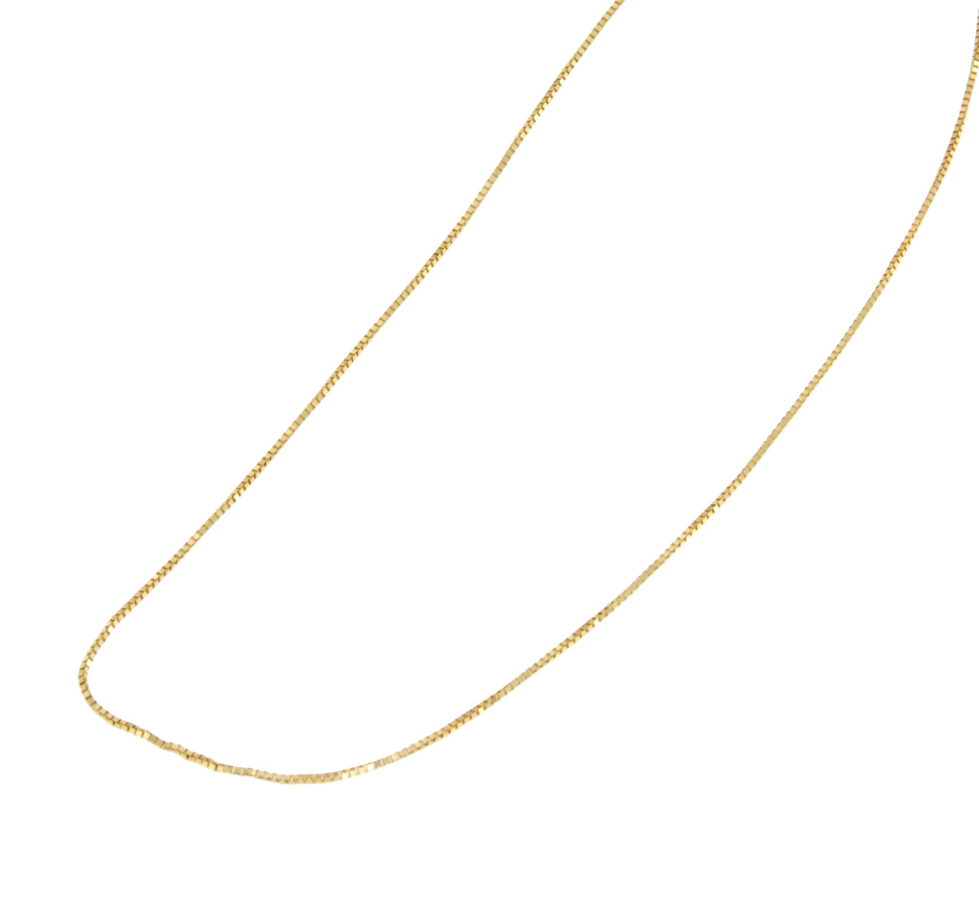 ZEYNEL gargantilla tipo cadena limada en oro de 18 ktes. - Roman Joyero