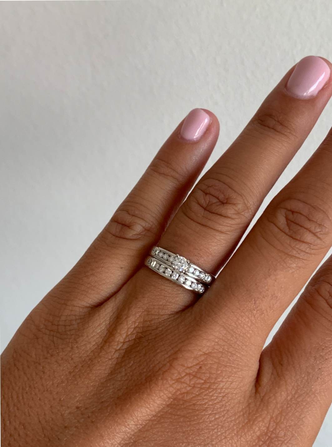 VERONA, anillo de oro blanco con diamantes - Roman Joyero