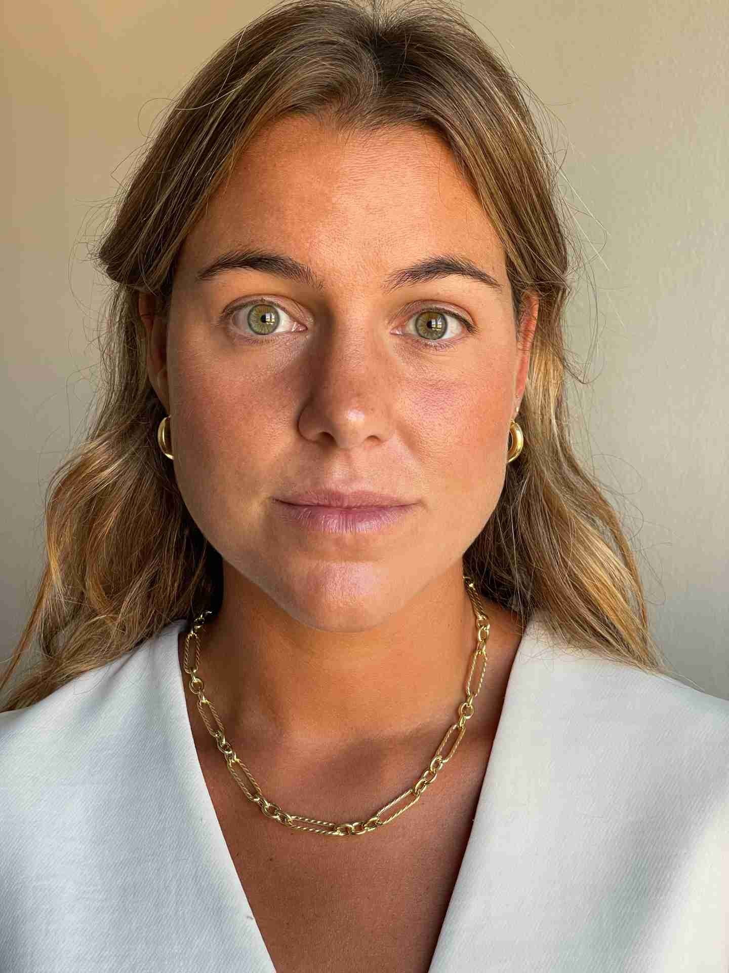 COMO gargantilla plata 1ª ley bañada oro eslabones lisos y mates