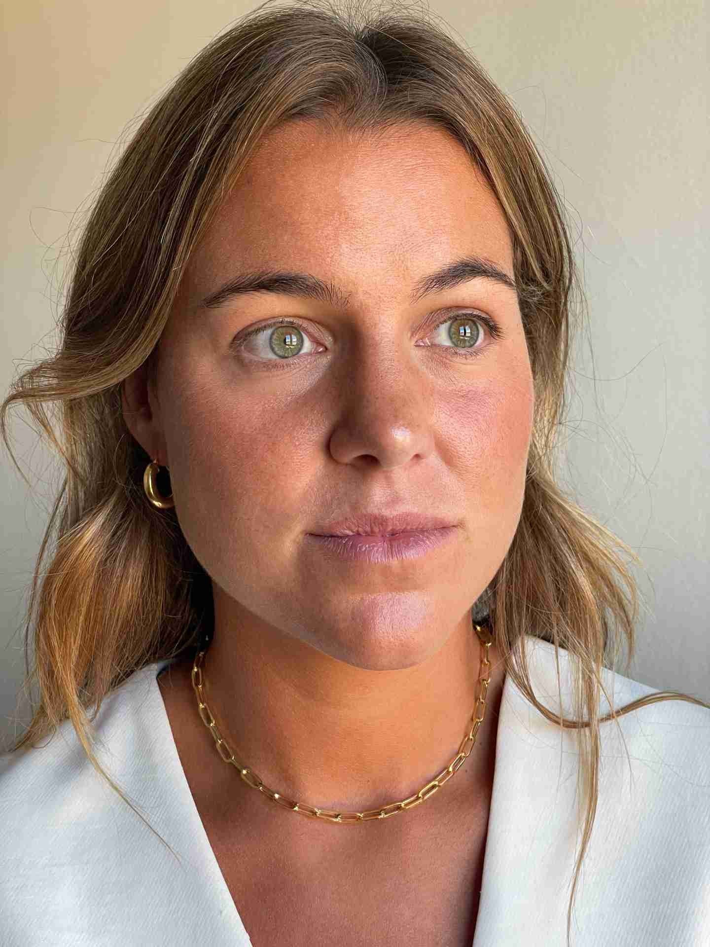 TARARITO cadena plata 1ª ley bañada oro eslabones alargados