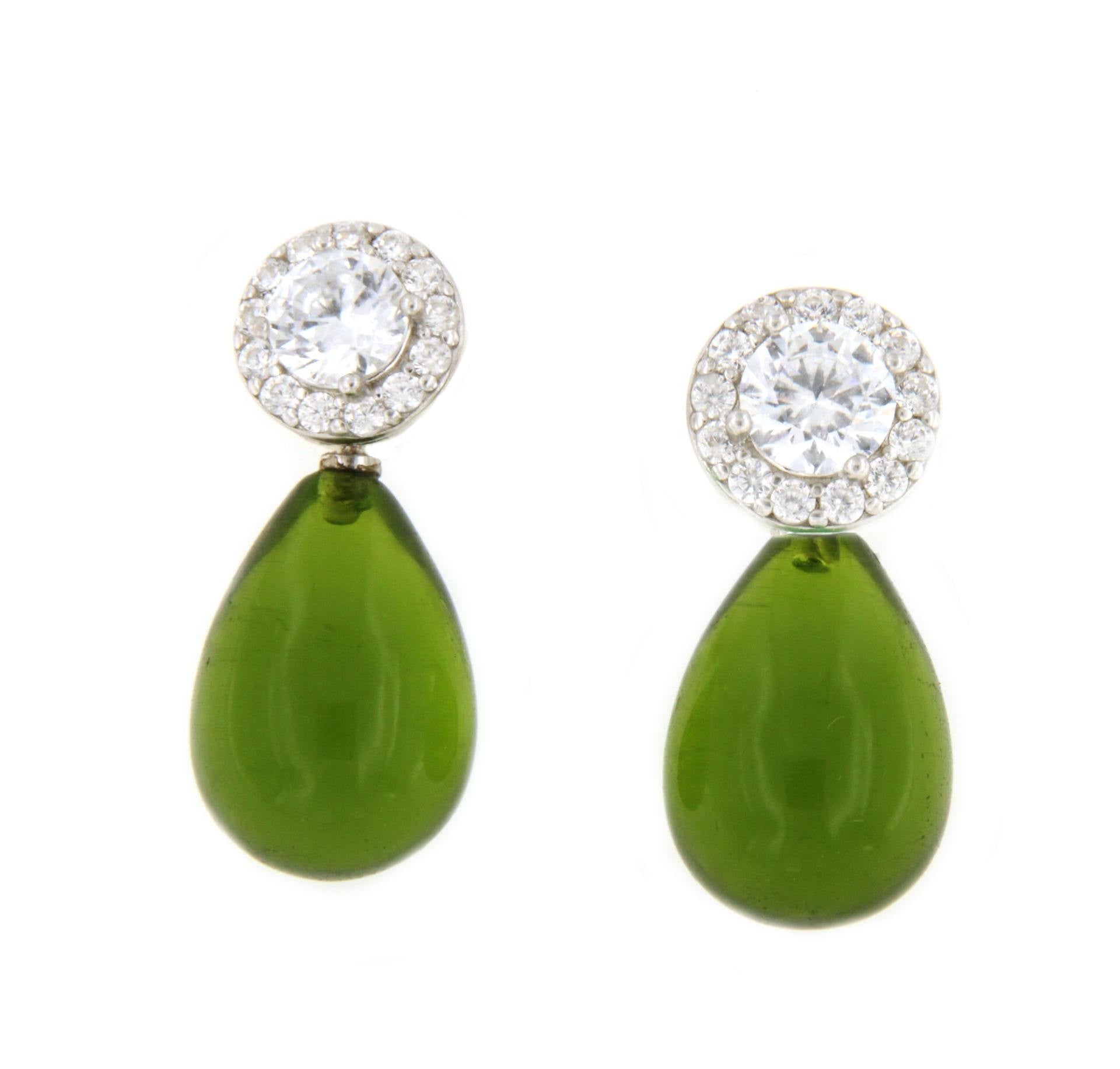 Perillas para pendientes desmontables plata