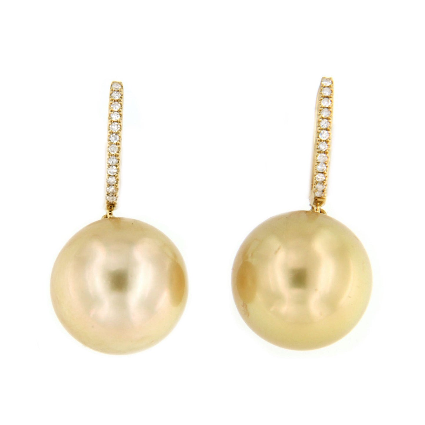 Argolla en oro amarillo 18 kts, diamante y perla australiana