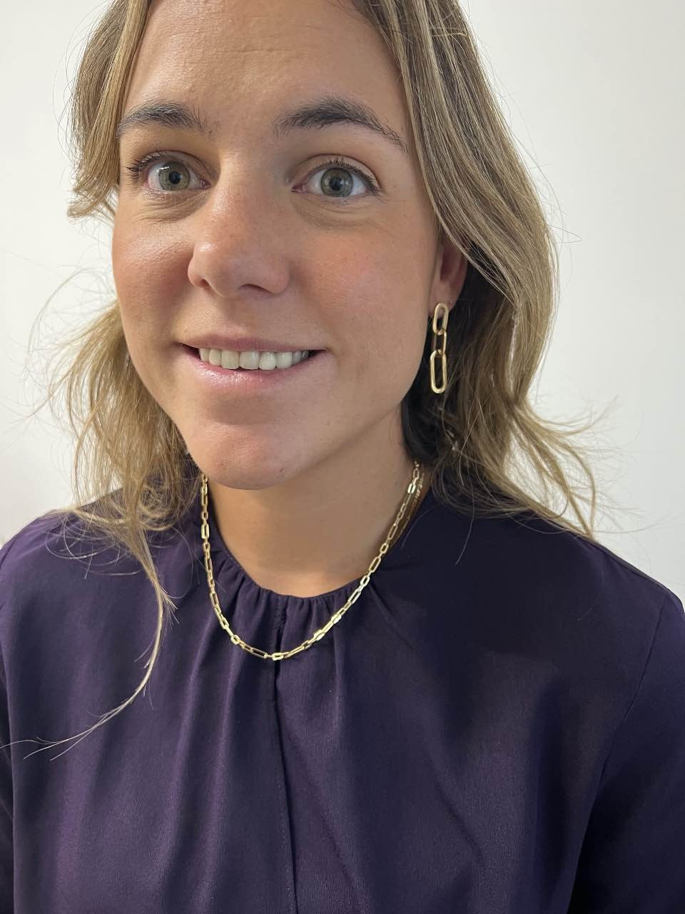 Gargantilla DREVIT eslabones mixtos en oro amarillo de 18 ktes - Roman Joyero