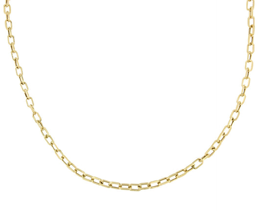 Gargantilla DREYER en oro amarillo de 18 ktes eslabones alargados - Roman Joyero