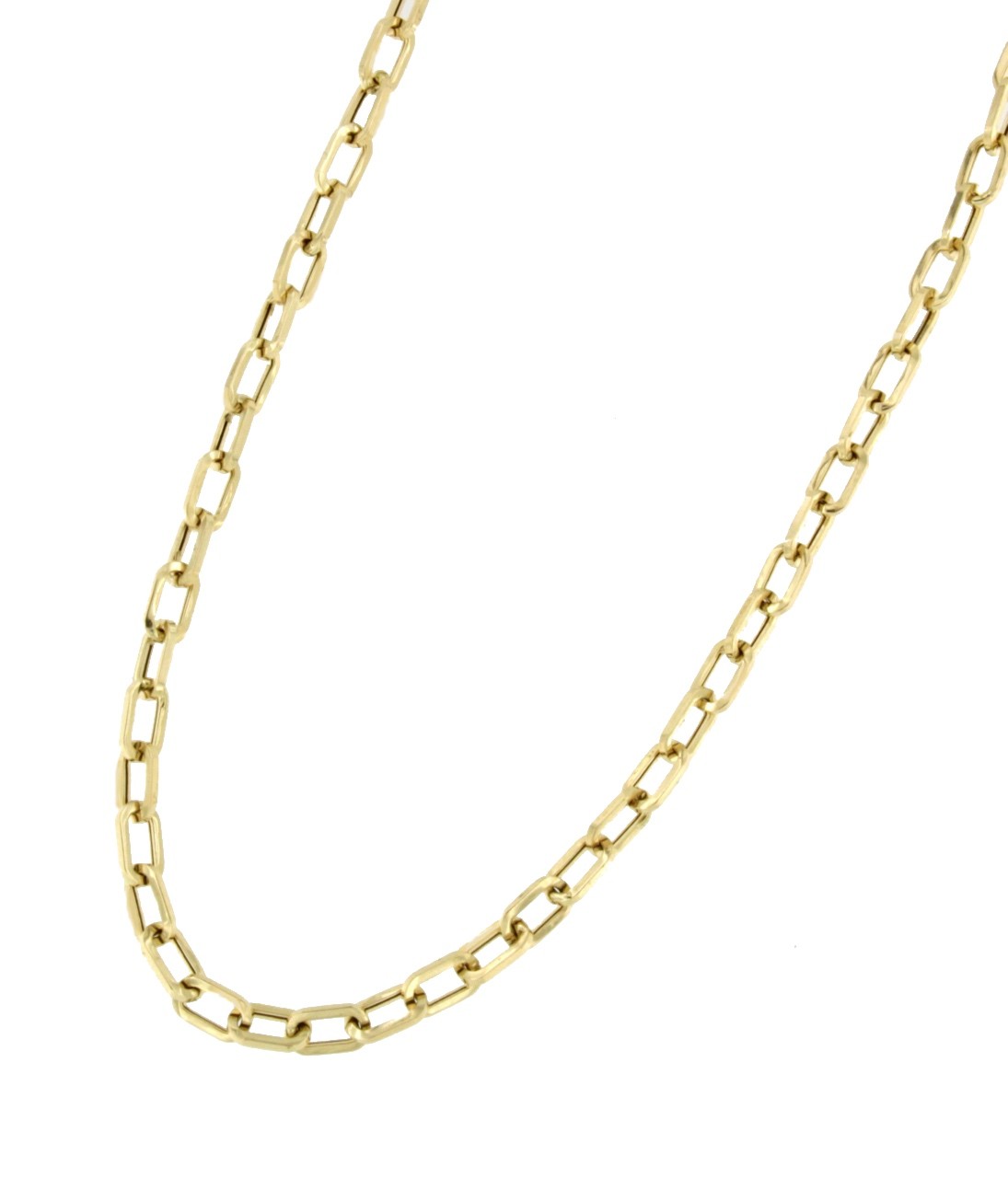 Gargantilla DREYER en oro amarillo de 18 ktes eslabones alargados - Roman Joyero