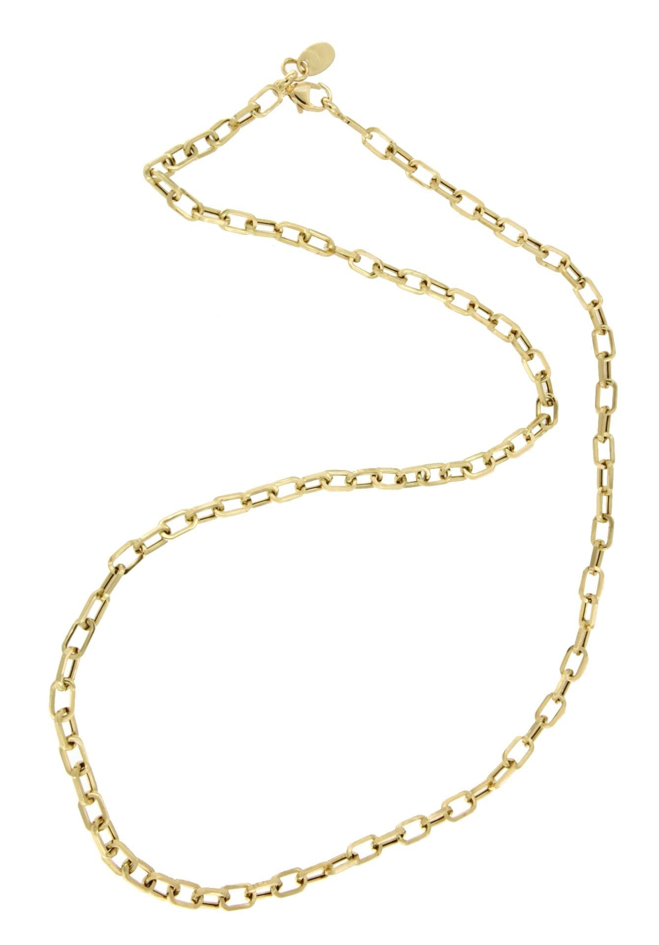 Gargantilla DREYER en oro amarillo de 18 ktes eslabones alargados - Roman Joyero