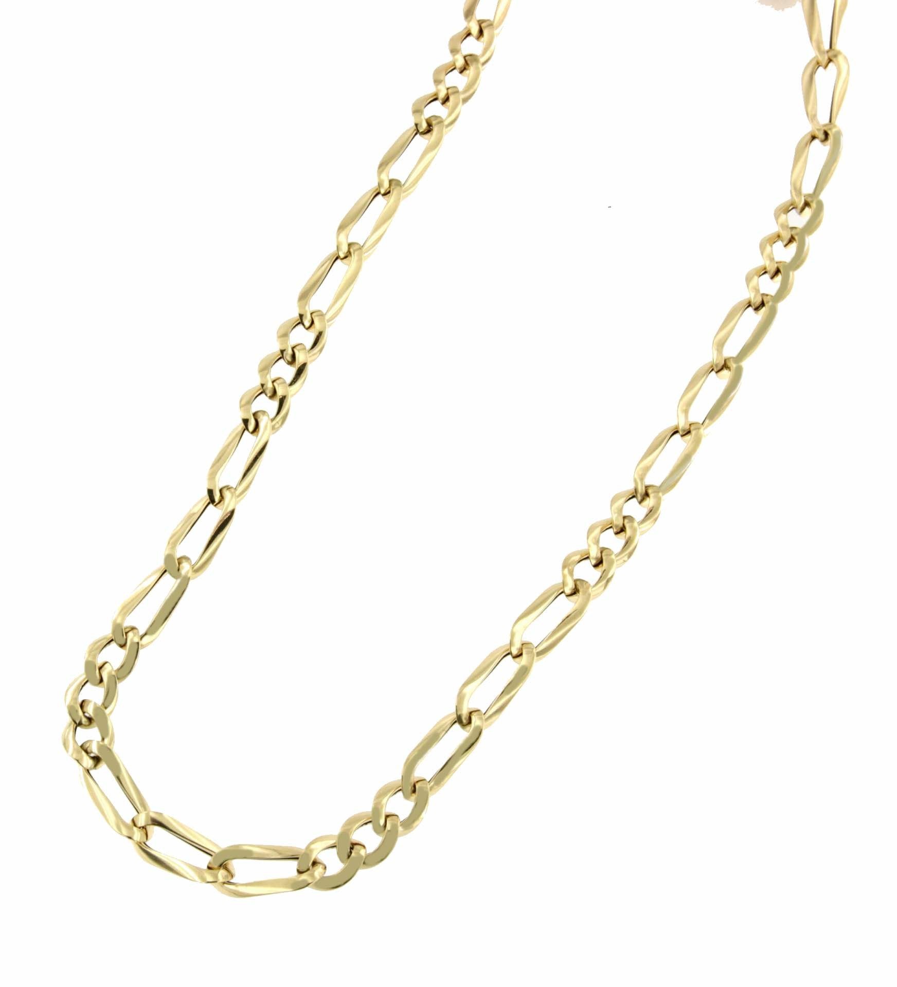 MERCURIO gargantilla barbada 2 tamaños eslabones oro 18 ktes