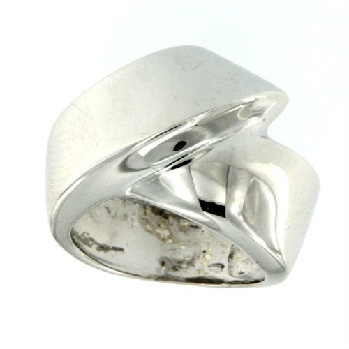 CHRISTINA, anillo de plata rodiada. - Roman Joyero