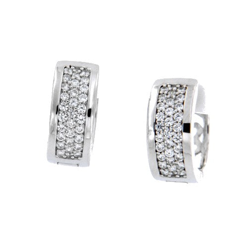 ARGOS, pendientes de plata con circonitas - Roman Joyero