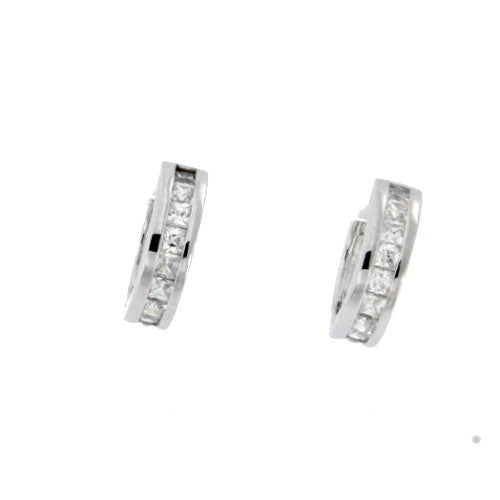 ATENAS, pendientes de plata con circonitas - Roman Joyero