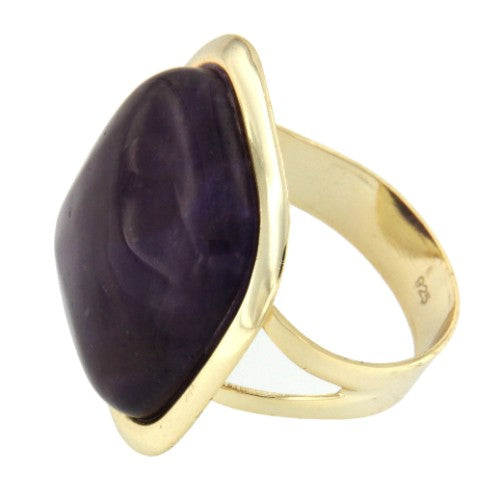 ELISABETH, anillo de plata con amatista - Roman Joyero