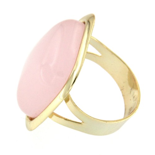 DAYANA, anillo de plata con cuarzo rosa - Roman Joyero