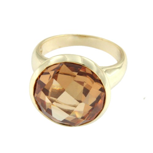 ILANA, anillo de plata con rutilato - Roman Joyero