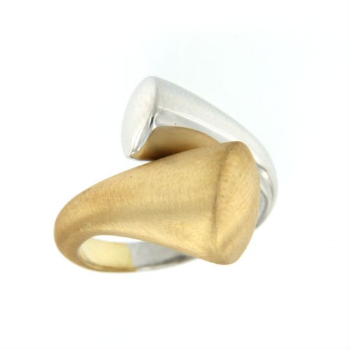 DAMARIS, anillo tú y yo en plata. - Roman Joyero