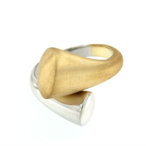 DAMARIS, anillo tú y yo en plata. - Roman Joyero