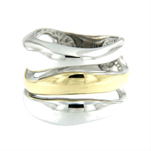 DREAMS, anillo de plata con 3 bandas. - Roman Joyero