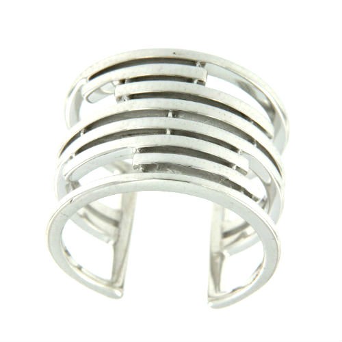 CALISTA, anillo de plata semicerrado. - Roman Joyero