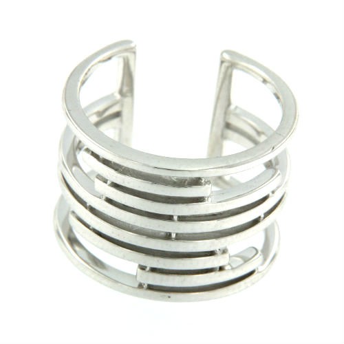 CALISTA, anillo de plata semicerrado. - Roman Joyero